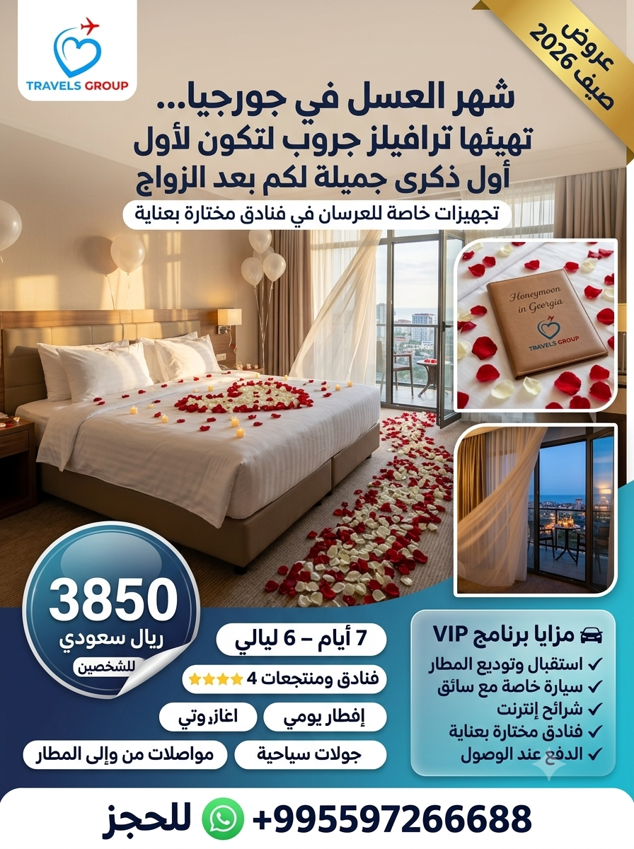 عرض شهر العسل جورجيا 7 أيام